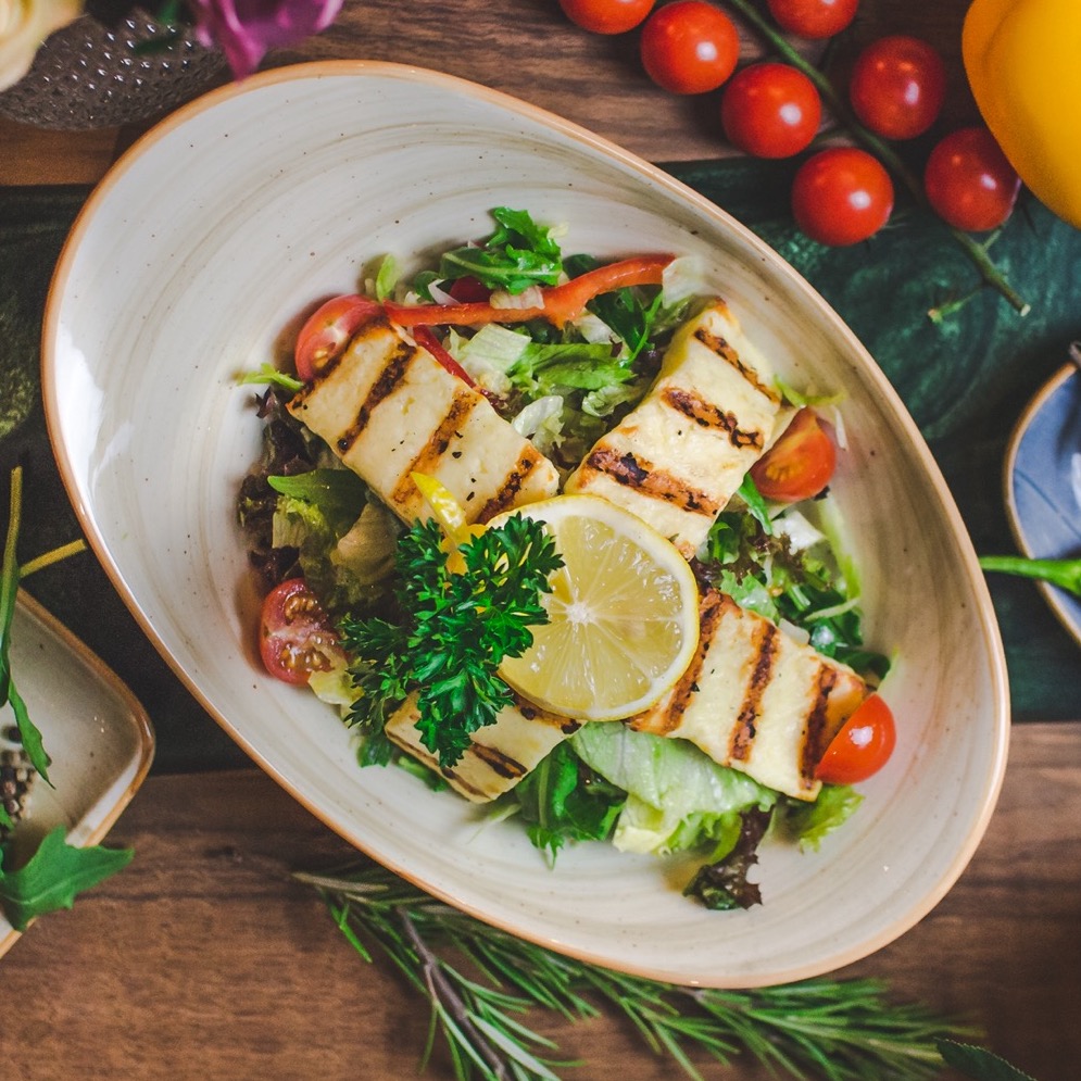 Halloumi Salat